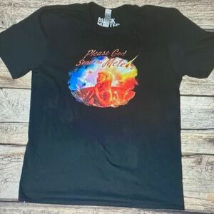 Black Matter Please God Send The Meteor T Shirt Adult Size Medium